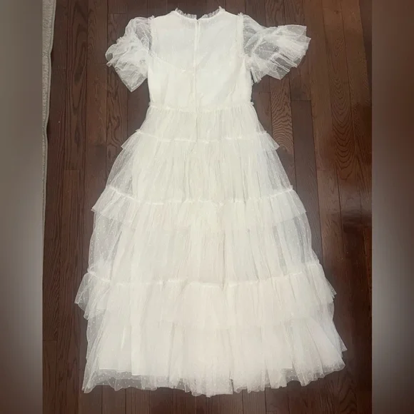 Whimsical White Tulle Dress by Ivy and Co. - Picture 6 of 6